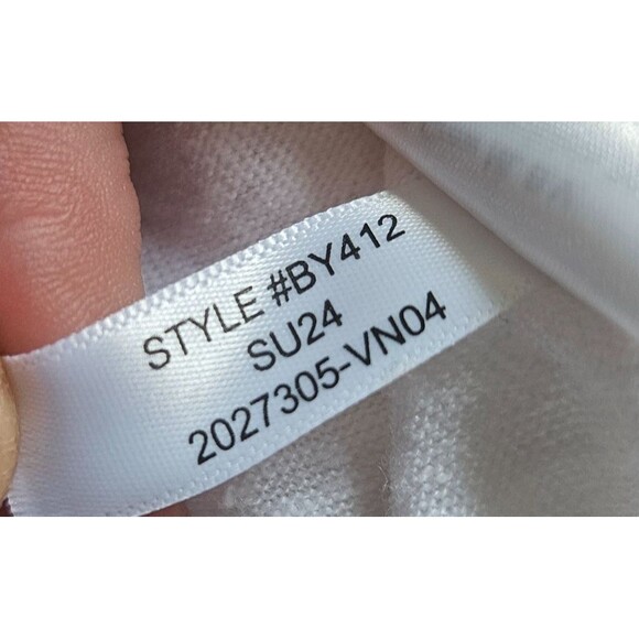 J. CREW 100% Linen Tee Short Sleeve 3X Boxy Cropped Relaxed Fit BY412 White - Picture 6 of 6